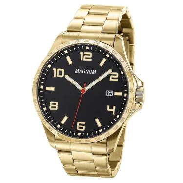 Imagem de Relógio Magnum Masculino Ref: Ma34450D Casual Dourado