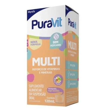 Imagem de Puravit Multi Vitaminas e Minerais 120ml Frutas - Myralis - Myralis Ph