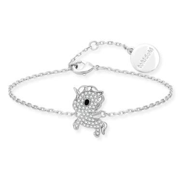 Imagem de Tokidoki Unicorno banhado a ouro 14K colar pulseira brinco joia oficial licenciada acessório moderno zircônia cúbica colar pulseira brinco presente para mulheres, normal, Zircônia cúbica, Zircônia