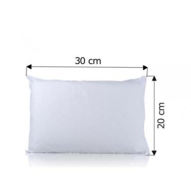 Imagem de Almofada 20x30 branca oxford poliéster 10 unidades - MORGADO