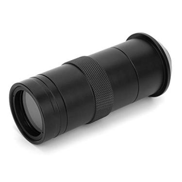 Imagem de 100x Microscópio Digital Câmera C Lens de Lente de Montagem de Zoom Lente para Microeletronics Máquinas de Precisão Reparação de Telefone Celular