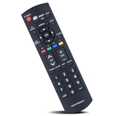 Imagem de Novo controle remoto de substituição N2QAYB000221 adequado para Panasonic Plasma TV TC-26LX85 TC-32LX85 TC-37LZ85 TQB2AA0775 TY-WK32LR2W TH-42PX80 TH-50PX80 TH-42PX80U TH-42PX80U 50PX8 0U TC-37LZ85X