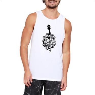 Imagem de Camiseta Regata Quem nao gosta de samba cavaquinho - Alearts, EG