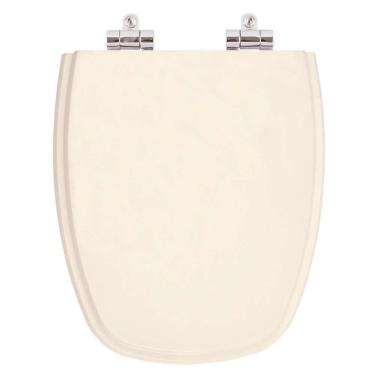Imagem de Assento Sanitário Poliester Soft Close Monte Carlo Amendoa para Vaso Deca