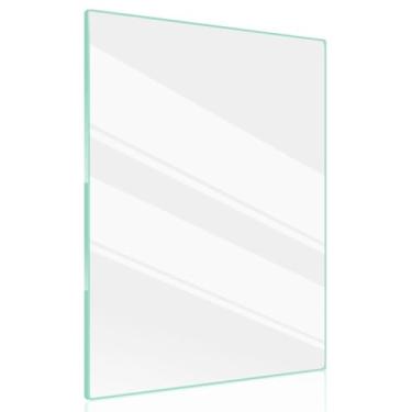 Imagem de Prateleira de vidro para geladeira WP2262441 atualizada compatível com Kenmore Whirlpool Maytag ER6AHKXSQ00 M8RXCGFXS04, substituição de prateleira de vidro para freezer 2262441 inserção de vidro para