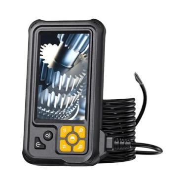 Imagem de Lente Dupla Da Câmera Industrial Do Endoscópio De 4,3 Polegadas 1080P 