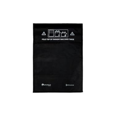 Imagem de Bolsa grande Faraday com proteção EMF para tablets, celulares, chaves de carro – bloqueia a radiação nociva e evita o rastreamento, clonagem, hackeamento e roubo de carro