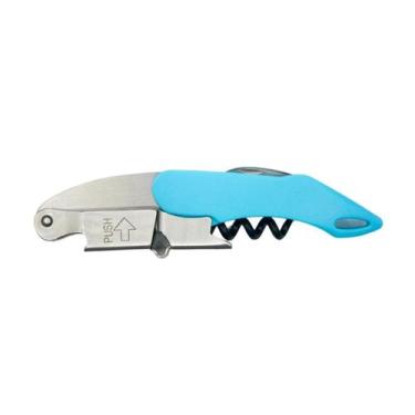 Imagem de Saca-Rolhas ABS em Aço Inox - Winers, Azul Claro