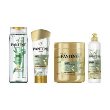 Imagem de Kit Pantene Bambu Sh 400Ml+Cond 150Ml+Masc 600Ml+Cr Pent 240