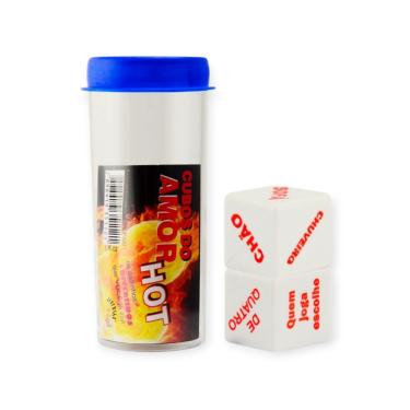 Imagem de Dados Eróticos Cubos Do Amor Hot Diversão Ao Cubo Branco