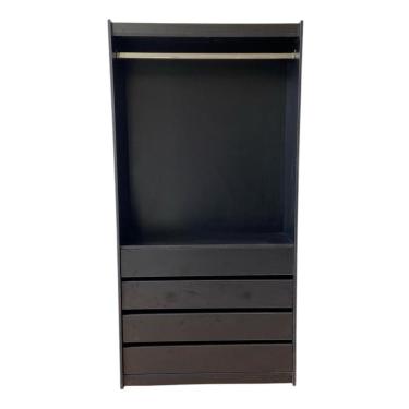 Imagem de Cabideiro Com Gaveta 100% Mdf  Preto - Suprema Móveis