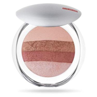 Imagem de Blush Iluminador Luminys Baked All Over Pupa Stripes Rose