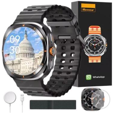 Imagem de Smartwatch Smart Ultra Responde Whats Relógio 47mm GPS 2 Pulseiras - 0