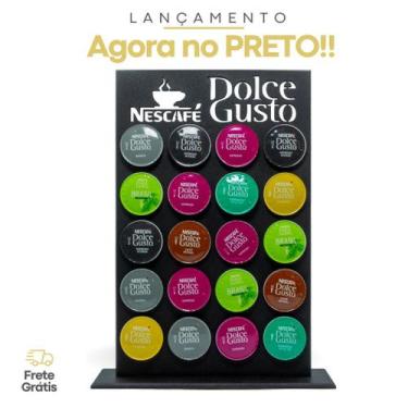 Imagem de Porta Capsulas Dolce Gusto Café Cantinho MDF Com Cor Pintado - Cafetei