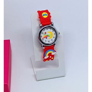 Imagem de Relógio Infantil Analógico Quartzo Pulseira silicone ajustável Esporte Desenho Animados 3D para Crianças Meninas Bebês