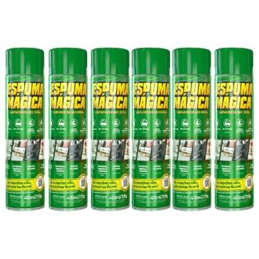 Imagem de Kit C/6 Espuma Mágica Limpador Instantâneo 400ml Proauto