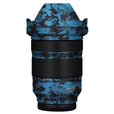 Imagem de Skin Lens Camera Skin Wrap Vinil Protetor Adesivo Acessórios de Fotografia para Panasonic Lumix S 24-105 mm F4 24 105 (Azul Cavaleiro)