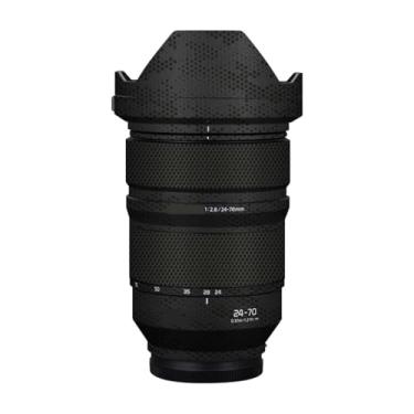 Imagem de Adesivo de câmera antiarranhões com tampa de lente para Panasonic Lumix S 24-70 mm F2.8 Película protetora decalque protetor corporal 24-70 2.8 (preto (Mamba)