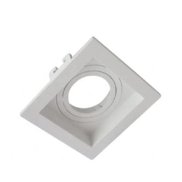 Imagem de Embutido recuado quadrado em ABS para lampada dicroica branco - Moon