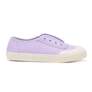Imagem de Tênis SlipOn Casual Feminino - Calçados Em Casa, Roxo, 35, Feminino