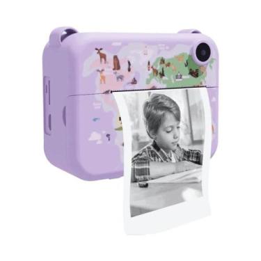Imagem de Crianças Câmera De Impressão Instantânea Digital Mini Impressora Térmi
