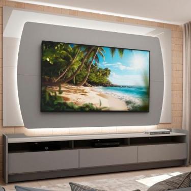 Imagem de Rack com Painel para TV até 90 Polegadas com LED Sublime 220 100% MDF 