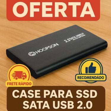 Imagem de Case Hd Externo 2.5 Sata USB 2.0 para SSD Portátil Compatível com Note