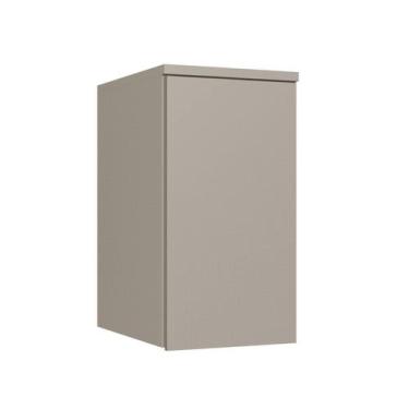 Imagem de Guarda-roupa Módulo Aéreo 1 Portas Elegance Níquel - Móveis Castro