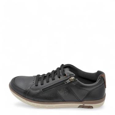 Imagem de Sapatênis Masculino Pegada REF: 119313 COURO, 41, Preto