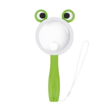 Imagem de Rongon Lupa De Mão Para Crianças, Estudantes, Explorando A Natureza, Experimento Científico, Insetos, Animais, Plantas, Folhas, Observação E Leitura (Estilo Sapo, 1 Peça)