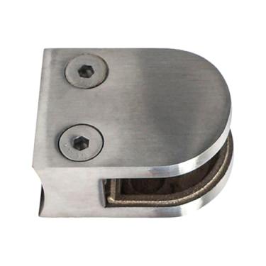 Imagem de BLWOTMOR Grampo de Vidro para Corrimão de Escada, Acessórios de Fácil Instalação, Acessórios de Corrimão Resistentes, Suporte de Vidro para, Parede de, Tipo B para 10mm, Tamanho real