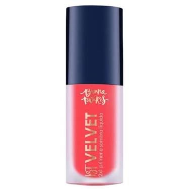 Imagem de Sombra e Primer - Bruna Tavares - Bt Velvet 2x1 - 6ml, Coral