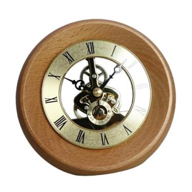 Imagem de BLWOTMOR Relógio de Prateleira com Engrenagens, Ornamentos, Decoração Industrial, Mecânico, para Casa, Quarto, Jardim, Sala de Estar, C, Tamanho real