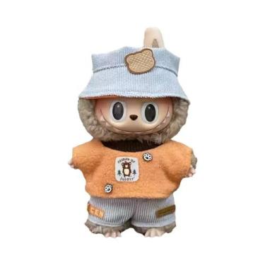 Imagem de Pelúcia Labubu Mini De 17cm Com Acessórios De Roupa Da Moda, Vários Es