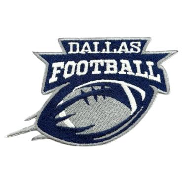 Imagem de Siam Accs Rugby Fans Dallas Football Logo Patch bordado time favorito dos fãs de futebol americano, passar a ferro, costurar para roupas, mochilas, jeans, motocicleta, costurar, jaquetas