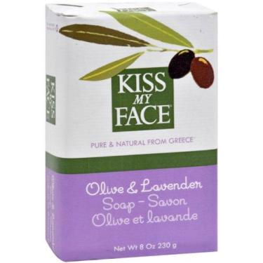 Imagem de Sabonete em barra Kiss My Face, azeite de oliva e lavanda, 240 ml (pac