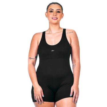 Imagem de Maiô Elite Plus Size Feminino - Preto - elite  feminino