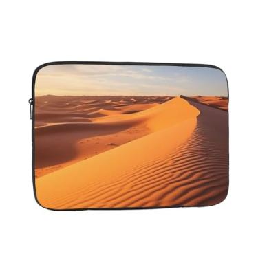 Imagem de Capa para laptop, dunas de areia no deserto do Saara, bolsa para laptop, capa protetora para notebook de 12 polegadas