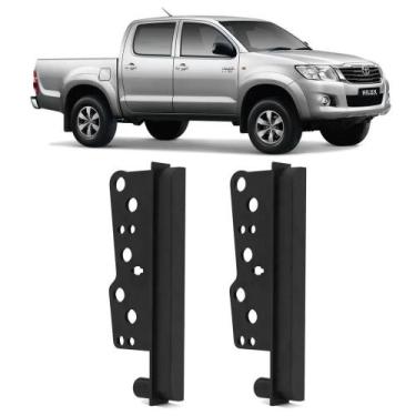 Imagem de Moldura Dvd 2Din Toyota Etios Hilux Sw4 Fielder Corolla 2003 - Fiamon