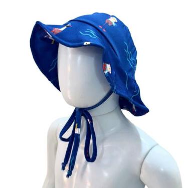 Imagem de Chapéu Infantil Proteção Solar Uv 50+ Praia C/ Forro Interno - Jagar, 