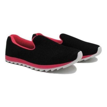 Imagem de Tenis Feminino Academia Caminhada Sem cadarço Fácil calce slip - Fashi