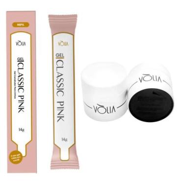 Imagem de Refil Gel Classic Pink Volia 14G + Pote Eco Duo Volia 30G - Vòlia