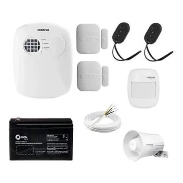 Imagem de Kit Alarme Sem Fio Intelbras 2 Sensores Magnéticos, 1 Infravermelho, B