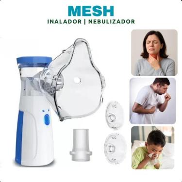 Imagem de Inalador Ultrassônico, Compacto, Para Tratamento Respiratório de Rápid