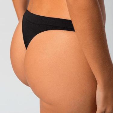 Imagem de Kit c/ 3 Calcinha Fio Dental Sem Costura Loba Lupo 40600, M, Natural