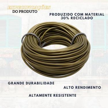Imagem de Fio Plástico Cordão Ouro Espaguete Enrolar Cadeira Rolo 1kg - Itagold
