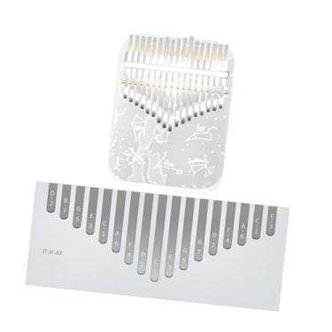 Imagem de Kokiya Piano de dedo, piano de polegar com 17 teclas, instrumento musical marimba de dedo portátil para crianças, adultos, crianças, presente de aniversário, a