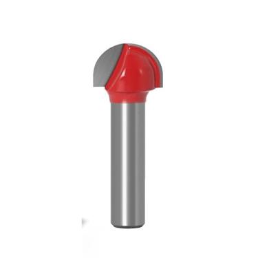 Imagem de 1pcs 8mm Shank Ball Nose Router Round Router Double Flute Wood Router Bit Tungsten Steel Concave Radius Router(8x19mm)