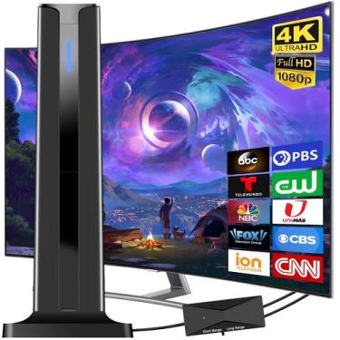 Imagem de Antena HDTV ATVFuture 2025 HD 4K 1080p 150 milhas de alcance