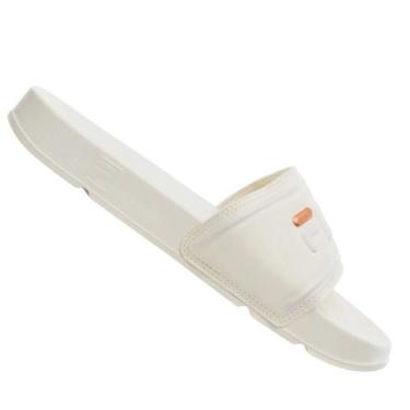 Imagem de Chinelo Fila Drifter Stripes Feminino, Creme, 37